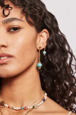 Chan Luu Earrings^Balloon Earrings Turquoise