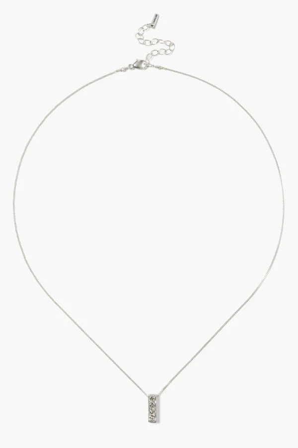 Chan Luu Necklaces^Bar Diamond Necklace Silver
