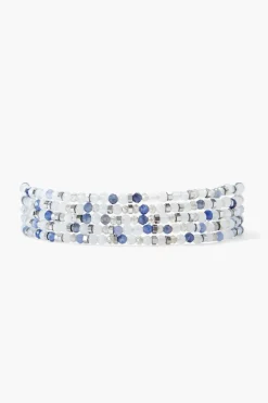 Chan Luu Bracelets^Blue Lace Agate Naked Wrap Bracelet