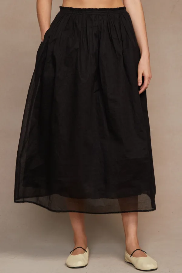 Chan Luu Bottoms^Caroline Ballet Skirt Black