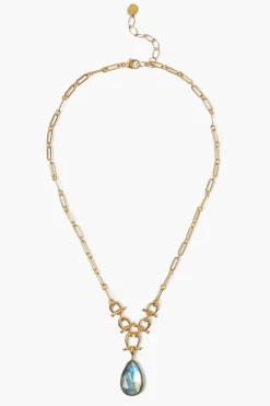Chan Luu Necklaces^Cheval Necklace Gold Labradorite