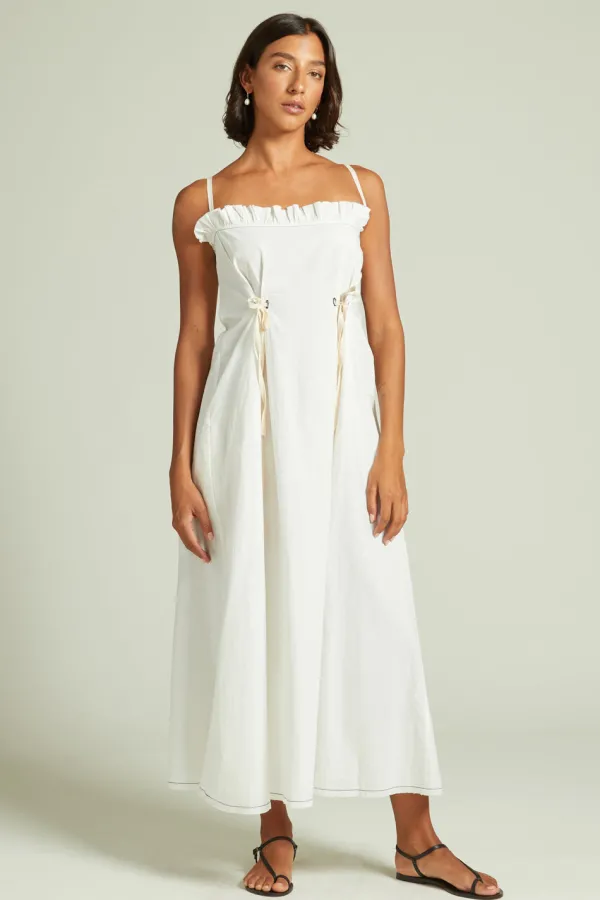 Chan Luu Dresses^Clara Poplin Dress Natural