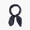 Chan Luu Bandanas^Dotted Paisley Bandana Blue