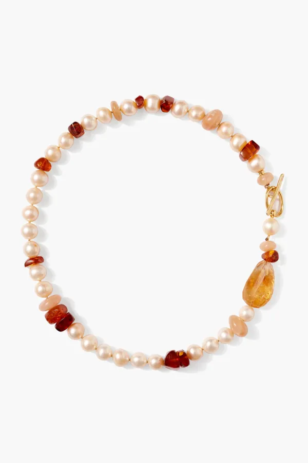 Chan Luu Necklaces^Fiji Necklace Champagne Mix