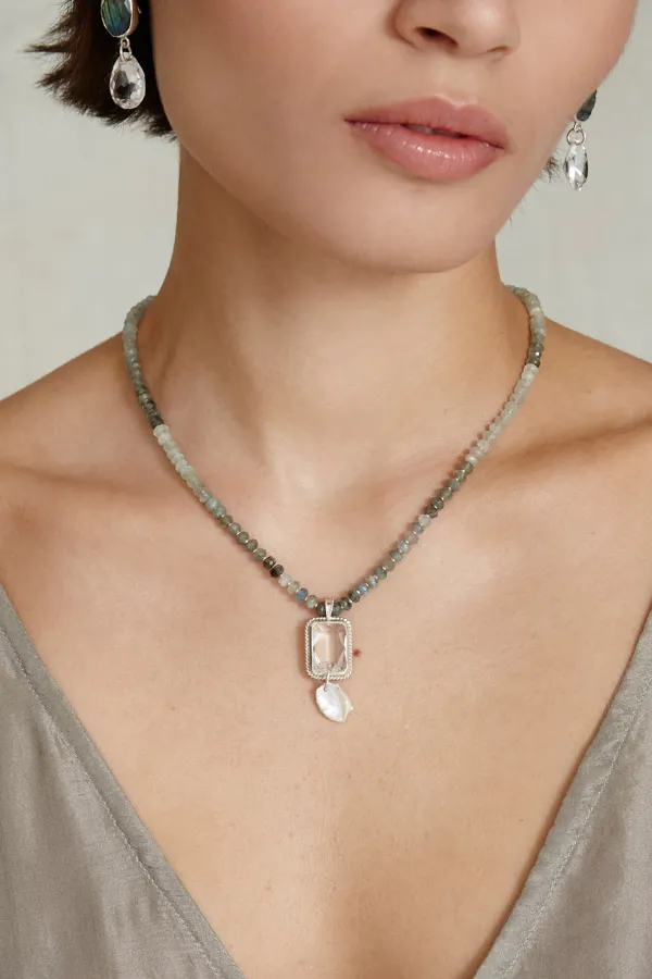 Chan Luu Necklaces^Geneva Necklace Aquamarine