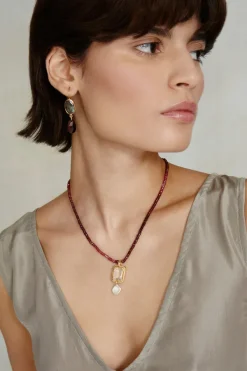 Chan Luu Necklaces^Geneva Necklace Burgundy Mix