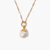 Chan Luu Necklaces^Gold Dipped Pearl Pendant Necklace