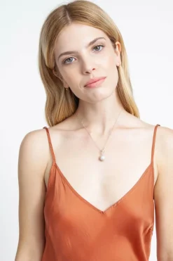 Chan Luu Necklaces^Grey Freshwater Pearl Toggle Necklace
