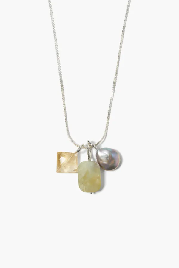 Chan Luu Necklaces^Grove Charm Necklace Silver Mix