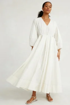 Chan Luu Dresses^Holly Dress Eggshell