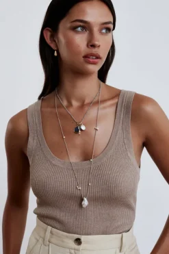 Chan Luu Necklaces^Hypatia Charm Necklace Labradorite Mix
