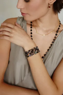 Chan Luu Bracelets^Indio Naked Wrap Bracelet Black Mix