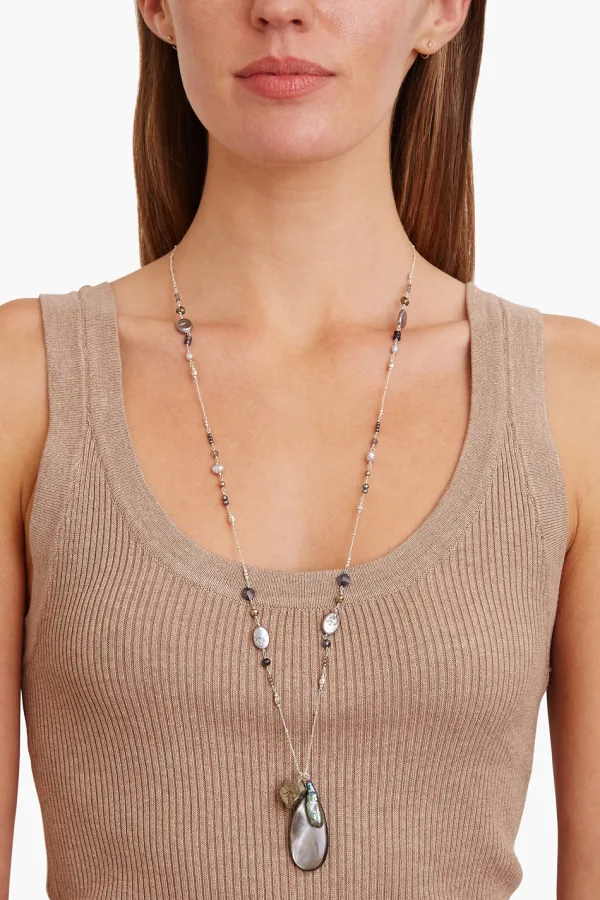 Chan Luu Necklaces^Iolite Mix Charm Necklace