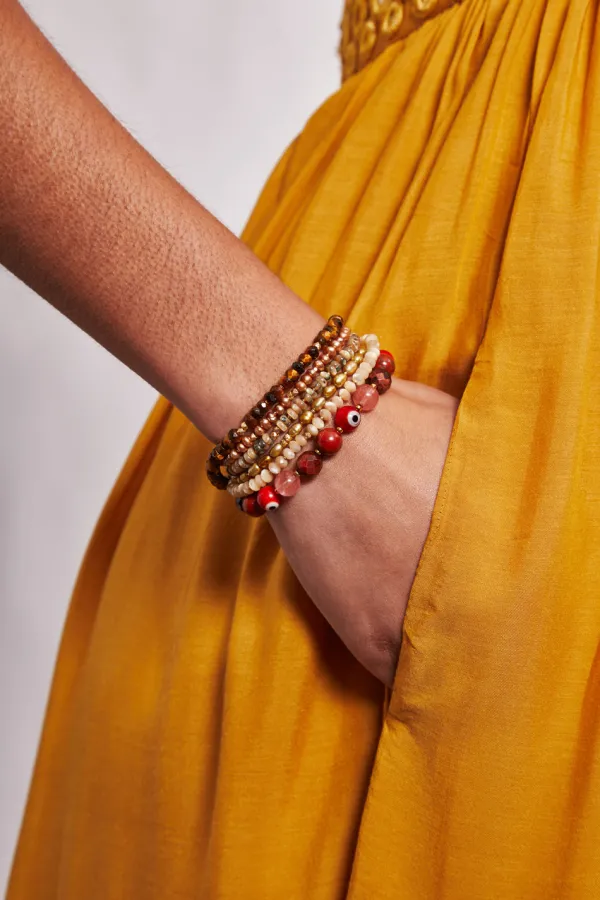 Chan Luu Bracelets^Izmir Evil Eye Bracelet Red Mix