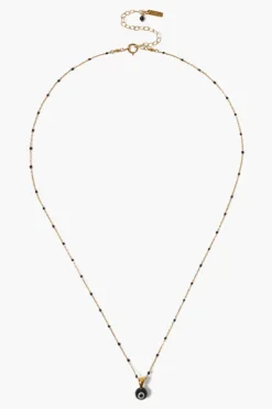 Chan Luu Necklaces^Izmir Evil Eye Necklace Black