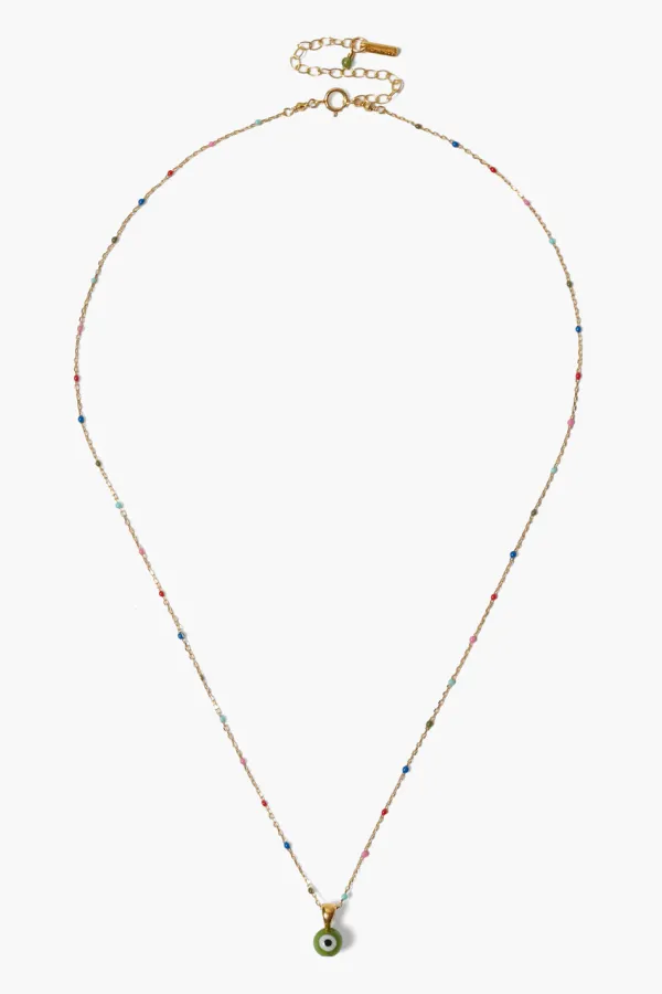 Chan Luu Necklaces^Izmir Evil Eye Necklace Green