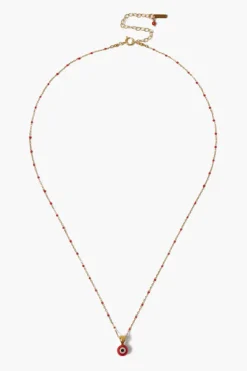 Chan Luu Necklaces^Izmir Evil Eye Necklace Red