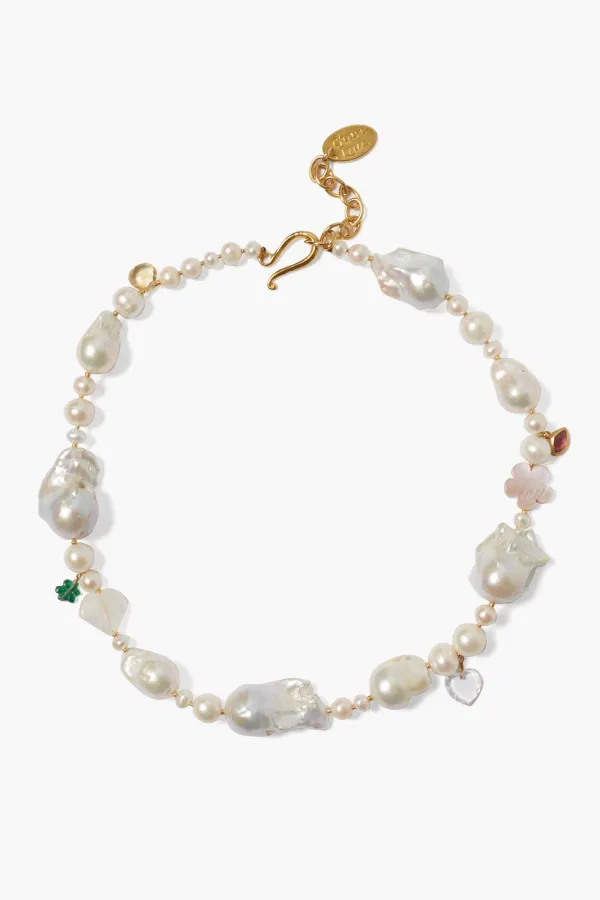 Chan Luu Necklaces^Jardin Necklace White Pearl