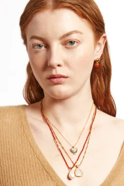 Chan Luu Necklaces^Jaya Pendant Necklace Gold Labradorite