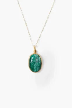 Chan Luu Necklaces^24K Nike Necklace Malachite