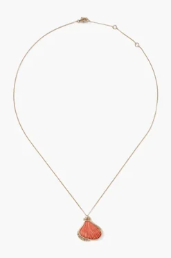 Chan Luu Necklaces^14K Scallop Shell Necklace Coral