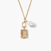 Chan Luu Necklaces^Lennox Necklace Golden Shadow