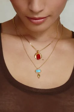 Chan Luu Necklaces^Levi Necklace Turquoise Mix