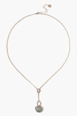 Chan Luu Necklaces^Luna Drop Necklace Aquamarine