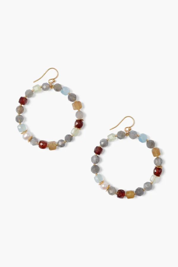 Chan Luu Earrings^Magdalena Hoop Earrings Multi