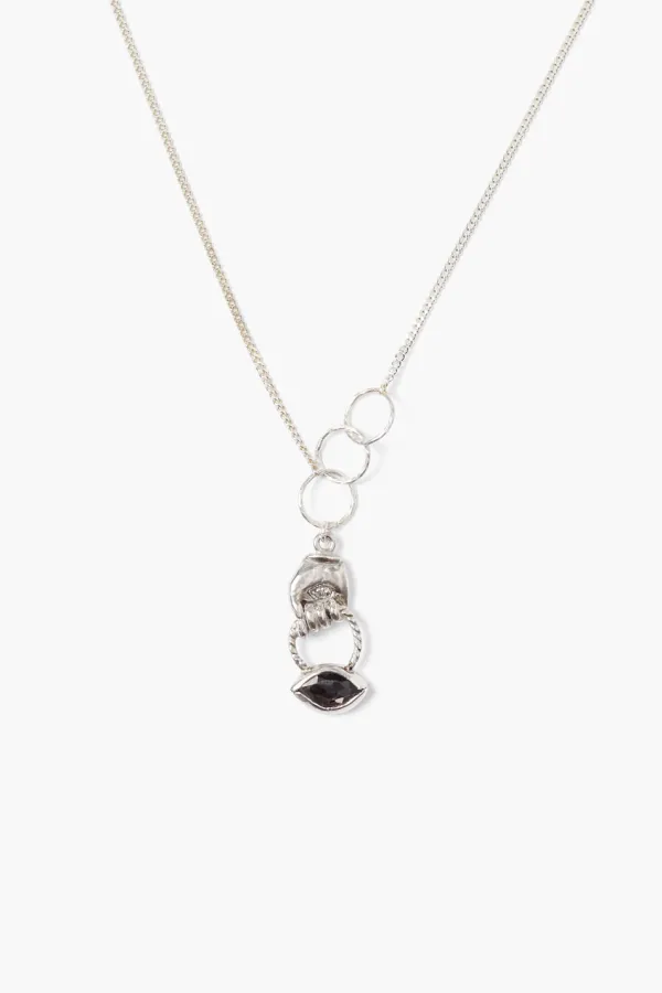 Chan Luu Necklaces^Mano Evil Eye Charm Necklace Hypersthene