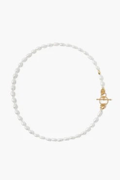 Chan Luu Necklaces^Mano Toggle Necklace White Pearl