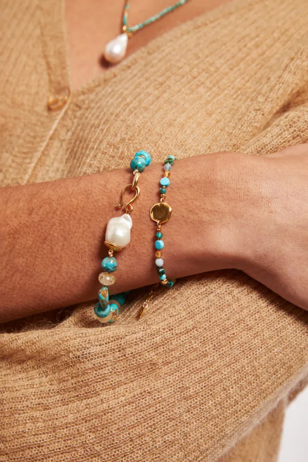 Chan Luu Bracelets^Marrakesh Bracelet Turquoise Mix