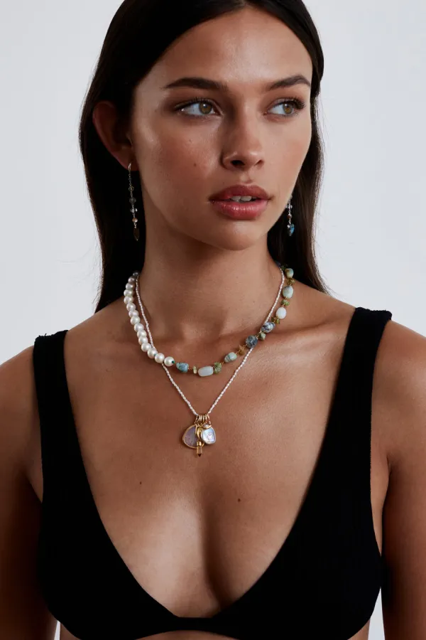 Chan Luu Necklaces^Meridian Necklace Blue Opal