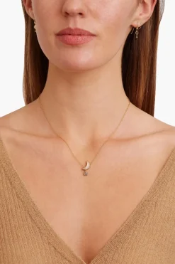 Chan Luu Necklaces^Moon And Star Necklace Labradorite