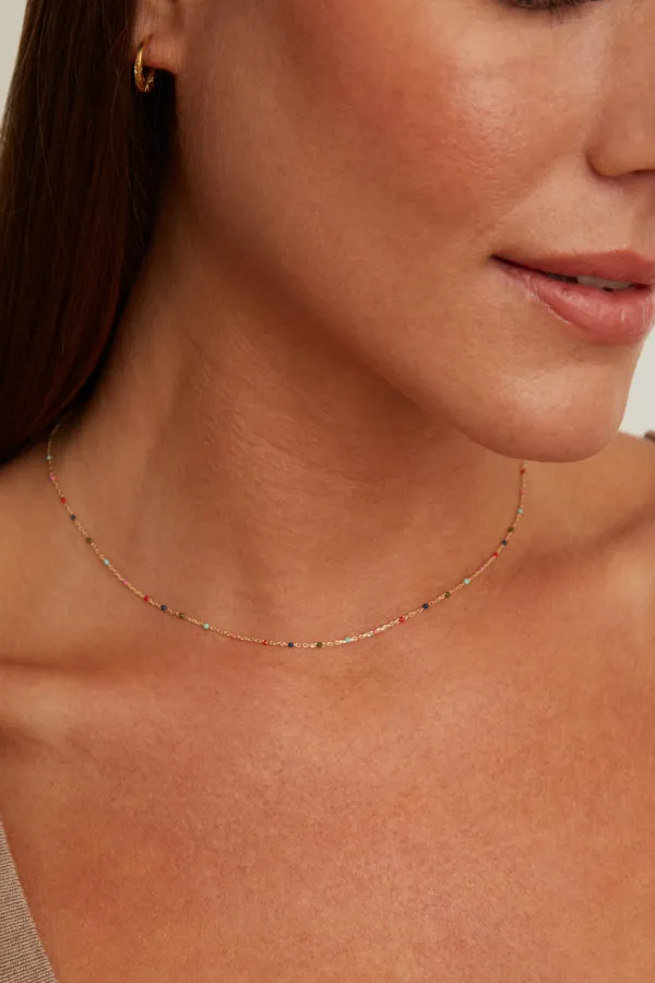 Chan Luu Necklaces^Multi Enamel Bead Necklace