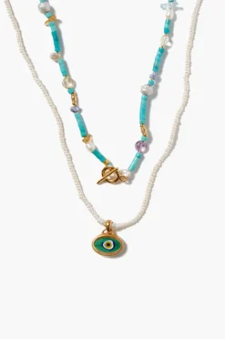 Chan Luu Necklaces^Mya Evil Eye Necklace Set