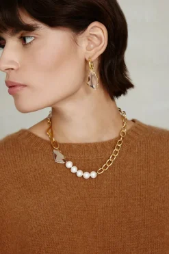 Chan Luu Earrings^Neve Hoop Earrings Crystal