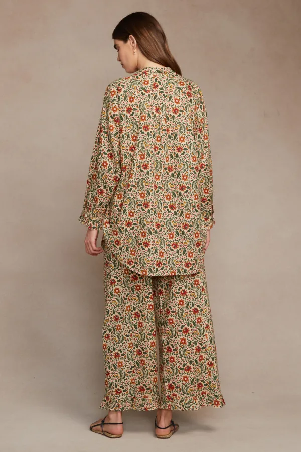 Chan Luu Loungewear^Noelle Block Print Set Pine