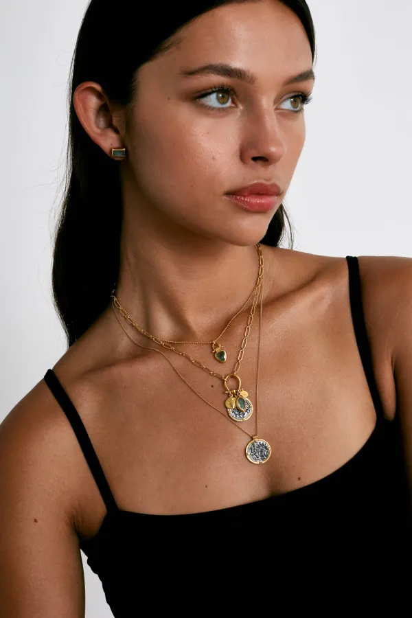 Chan Luu Necklaces^Pamplona Charm Necklace Labradorite Mix