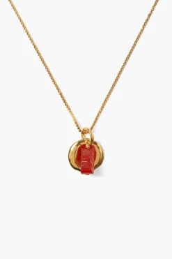 Chan Luu Necklaces^Paz Coin Necklace Carnelian