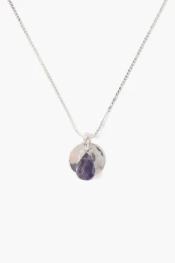 Chan Luu Necklaces^Paz Coin Necklace Iolite