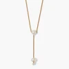 Chan Luu Necklaces^Phoebe Drop Necklace White Pearl