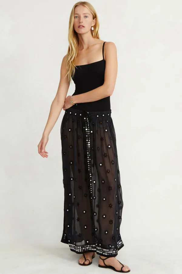 Chan Luu Dresses^Phoebe Embroidered Dress Total Eclipse