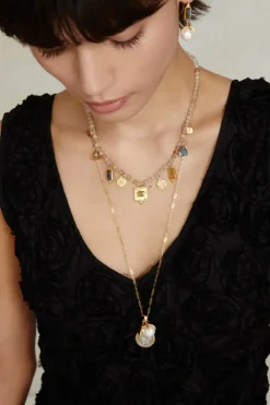 Chan Luu Necklaces^Pilar Charm Necklace Rutilated Quartz
