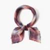 Chan Luu Bandanas^Plaid Print Bandana Dark Sapphire