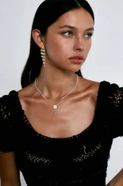 Chan Luu Necklaces^Plumeria Necklace White Pearl