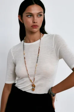 Chan Luu Necklaces^Portrait Charm Necklace Sunstone