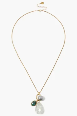 Chan Luu Necklaces^Provence Charm Necklace Seafoam Mix