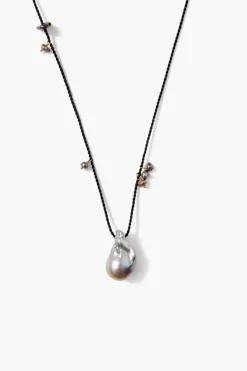 Chan Luu Necklaces^Rosario Necklace Grey Pearl