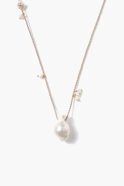 Chan Luu Necklaces^Rosario Necklace White Pearl